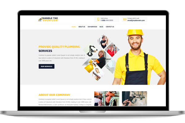 Website designs for plumbers